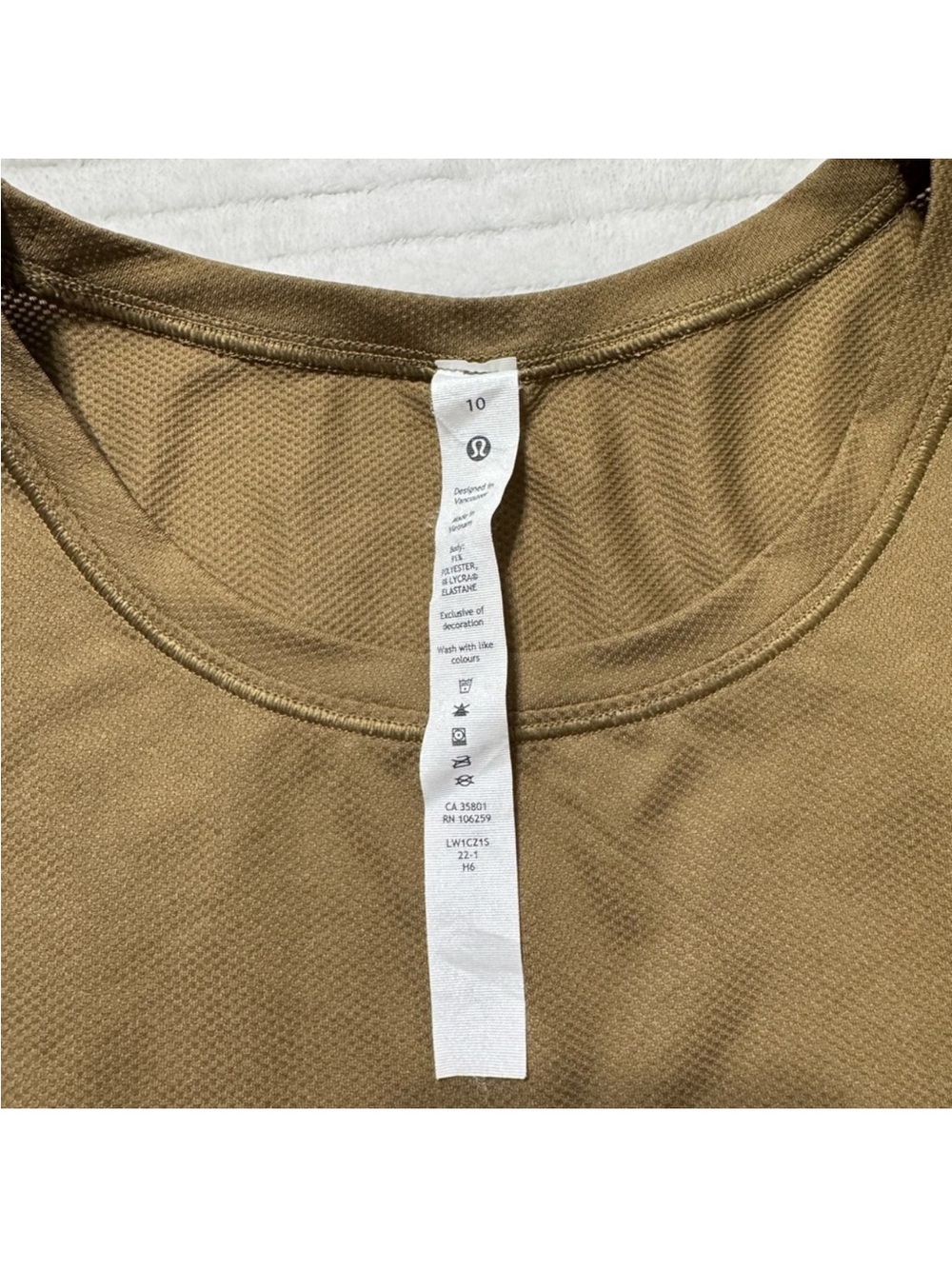 lululemon athletica Olive Green Racerback Tank - Picture 3 of 4